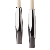 Nambe Twist Candlesticks 9 In (Pr)