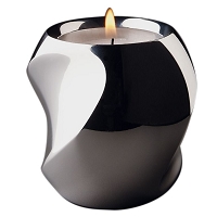 Nambe Twist Votive Candleholder 2.5 In