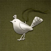 Fancy Bird Ornament 