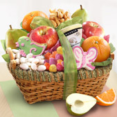 Organic Spring Savory and Sweet Fruit Basket