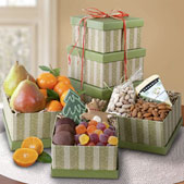 Holiday Sebastopol Organic Fruit and Treats Tower