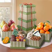 Holiday Sebastopol Organic Grande Fruit and Treats Tower 