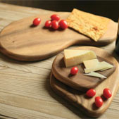 Acacia Wood Cheese Boards Set/3