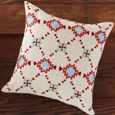 Artisan Embroidered Linen Pillow