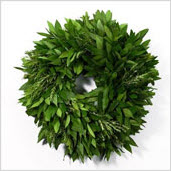 Bay Leaf Wreath with Rosemary