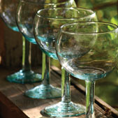 Recycled Glass Big Bowl Glasses