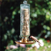 Bundles of Bamboo Glass Bird Feeder 