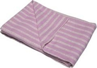 Receiving Blanket Pink/Khaki Double Thick