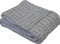 Organic Cotton Toddler/Crib Blanket Curly Cue Double Thick