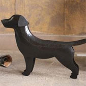 Recycled Metal Black Labrador 