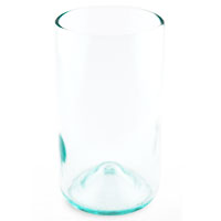 Wine Punts Recycled Glassware 16 oz Aqua - Set of 4