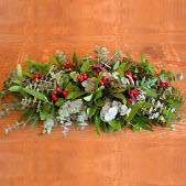 Holiday Eucalyptus & Berry Centerpiece