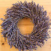 Rustic Natural Lavender Wreath