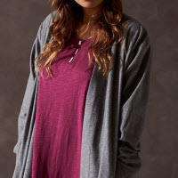 Organic Cotton Heather Flannel Robe