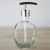 Diamond Recycled Glass Soap Dispenser