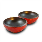 Red Mango Side Salad Bowls - Set of 2