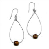 Fallen Wood Bead Earrings