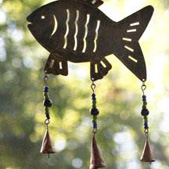 Fish Wind Chime With Three Bells