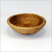 Hand-carved Olive Wood Bowl - 6 Inch