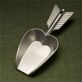 Heart Flour Scoop