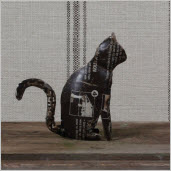 Black Metal Cat ? Set of 2