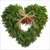 Heart Bay Leaf Wreath