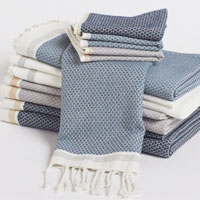 Organic Cotton Mediterranean Bath Towels