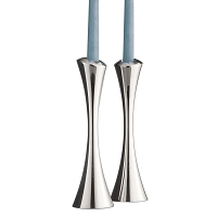 Nambe Candlestick- Aquila 10 In Ht (Pair)