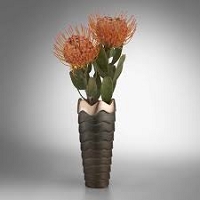 Nambe Vase - Copper Canyon Bud 7 In