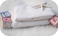 Organic Cotton Natural Flannel Crib Fitted Sheet