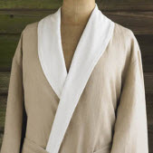 Organic Cotton Women's Linen & Terry Robe