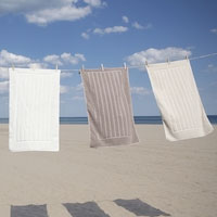 Organic Cotton Striped Bath Mat