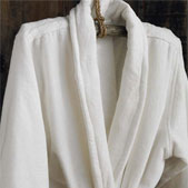 Organic Terry Velour Cotton Robe- Women's