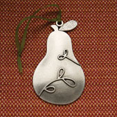 Pear Holiday Ornament