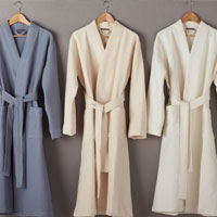 Organic Cotton Pebbled Terry Robe