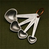 Heart Quotes Measuring Spoons