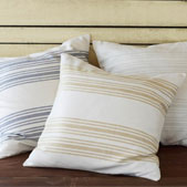 Striped Linen Shams