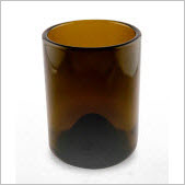 Wine Punts Recycled Glassware - 12 oz Amber