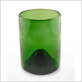 Wine Punts Recycled Glassware - 12 oz Green