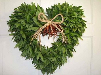 Heart Bay Leaf Wreath