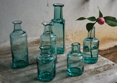 Recycled Glass Bottle / Set of 6